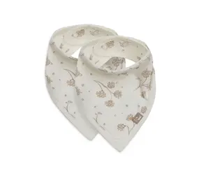 Jollein Slab Bandana Leafy Dreams - 2 Stuks Jollein Slab Bandana Leafy Dreams - 2 Stuks