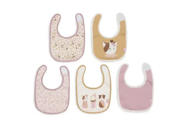 Jollein Slab Jersey Waterproof Flower Fairies - 5 Stuks