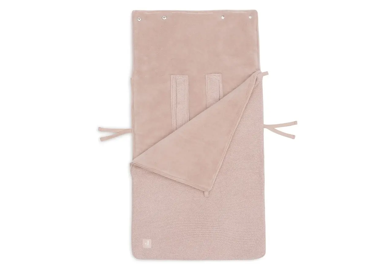 Jollein Voetenzak 0+ 3/5 punts gordel Basic Knit - Wild Rose Jollein Voetenzak 0+ 3/5 punts gordel Basic Knit - Wild Rose