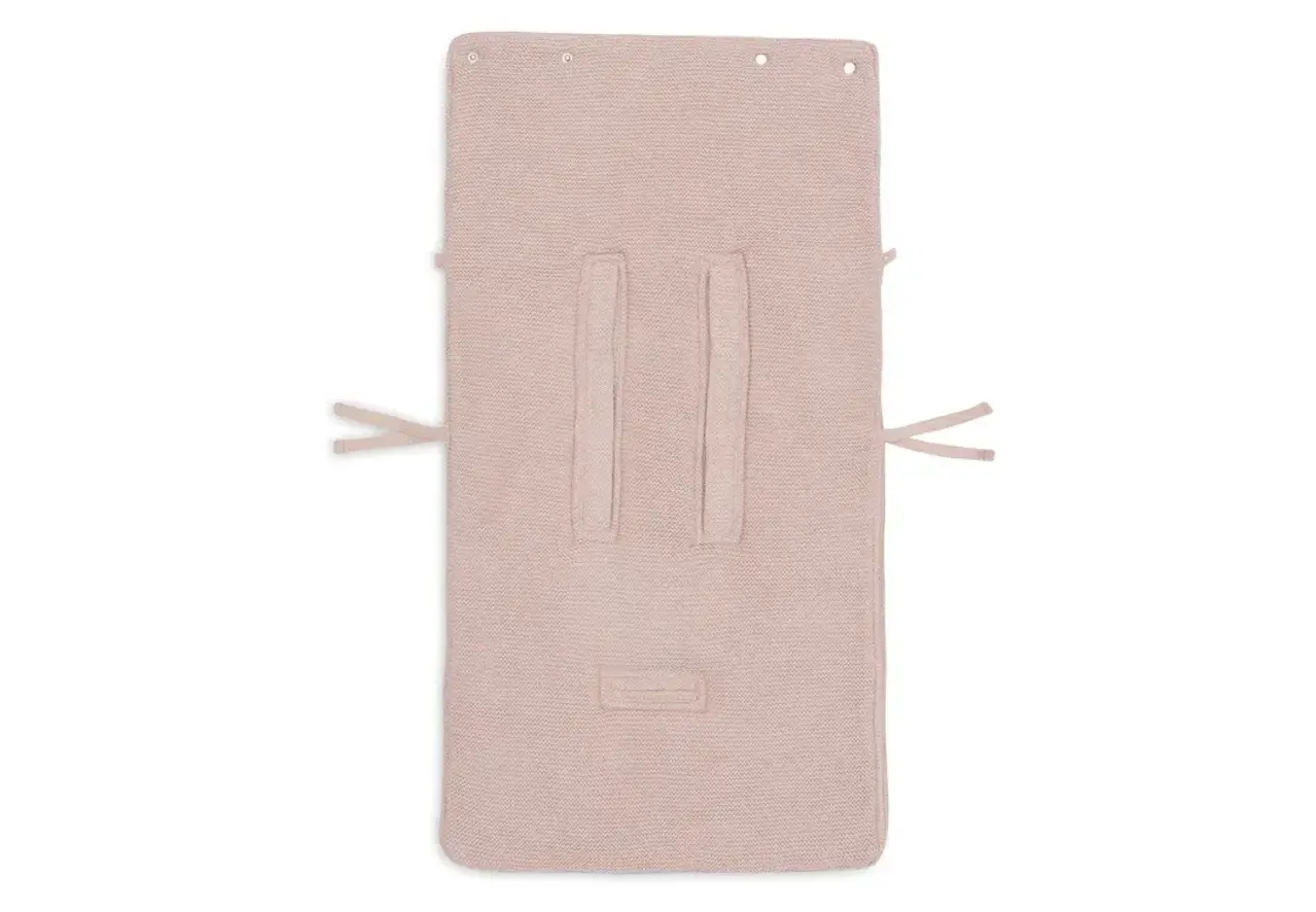 Jollein Voetenzak 0+ 3/5 punts gordel Basic Knit - Wild Rose Jollein Voetenzak 0+ 3/5 punts gordel Basic Knit - Wild Rose