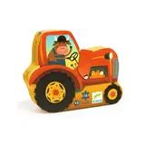 Djeco Puzzel de Tractor - 16stukjes
