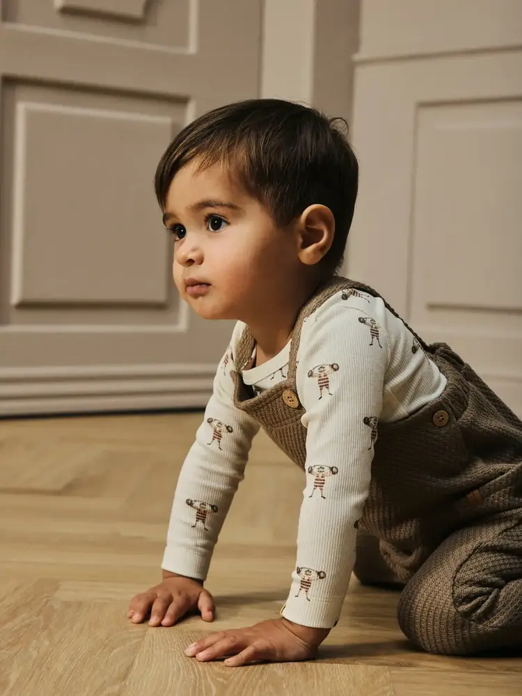 Lil' Atelier Noello Loose Overall – Sepia Tint