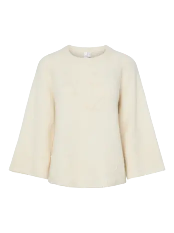 Y.A.S Almalla ¾ Knit Pullover – Birch