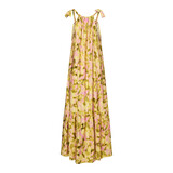 Y.A.S Marinna SL Ankle Dress - French Vanilla Marinna print