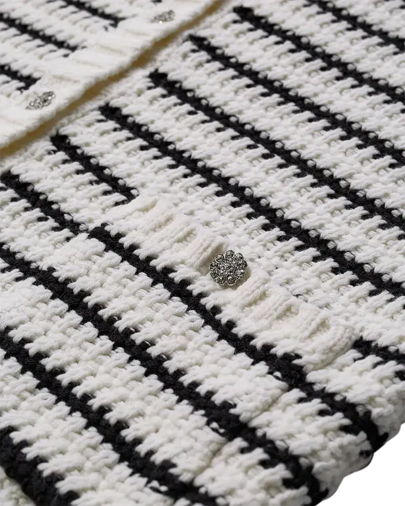 Cph Muse Kotom Cardigan - Jet Stream w. black