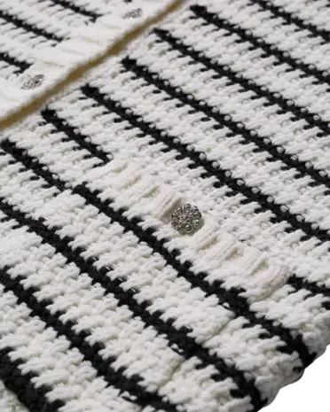 Cph Muse Kotom Cardigan - Jet Stream w. black