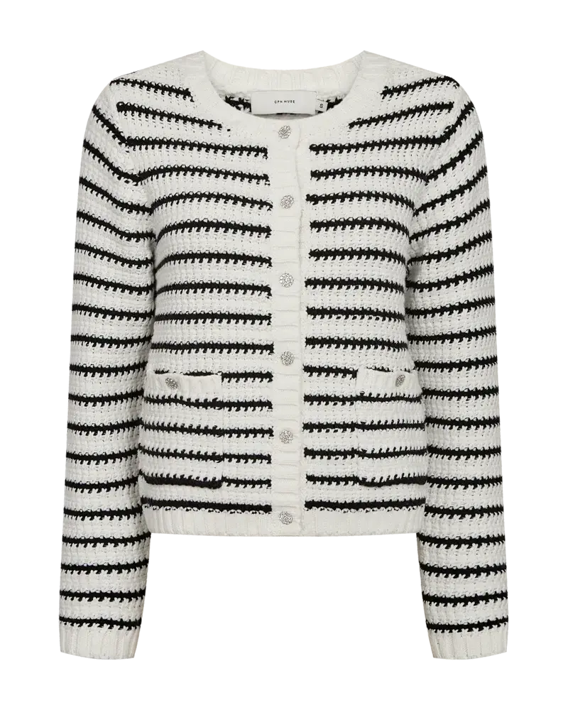 Cph Muse Kotom Cardigan - Jet Stream w. black