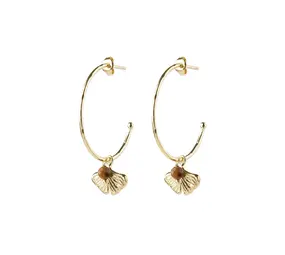 A Beautiful Story Solidarity Tiger Eye Earrings GP A Beautiful Story Solidarity Tiger Eye Earrings GP