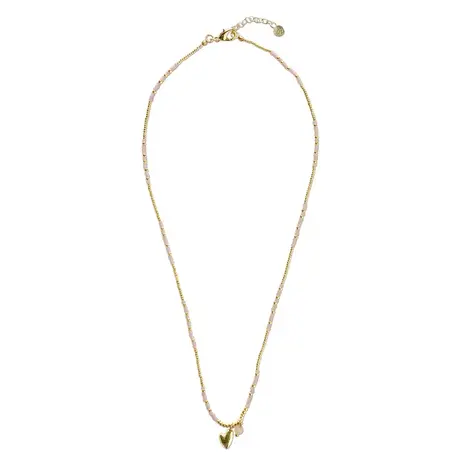 A Beautiful Story Honored Rose Quartz GC Necklace