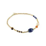 A Beautiful Story Amuse Lapis Lazuli Gemstone Mix Bracelet GC A Beautiful Story Amuse Lapis Lazuli Gemstone Mix Bracelet GC
