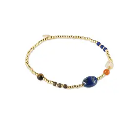 A Beautiful Story Amuse Lapis Lazuli Gemstone Mix Bracelet GC A Beautiful Story Amuse Lapis Lazuli Gemstone Mix Bracelet GC