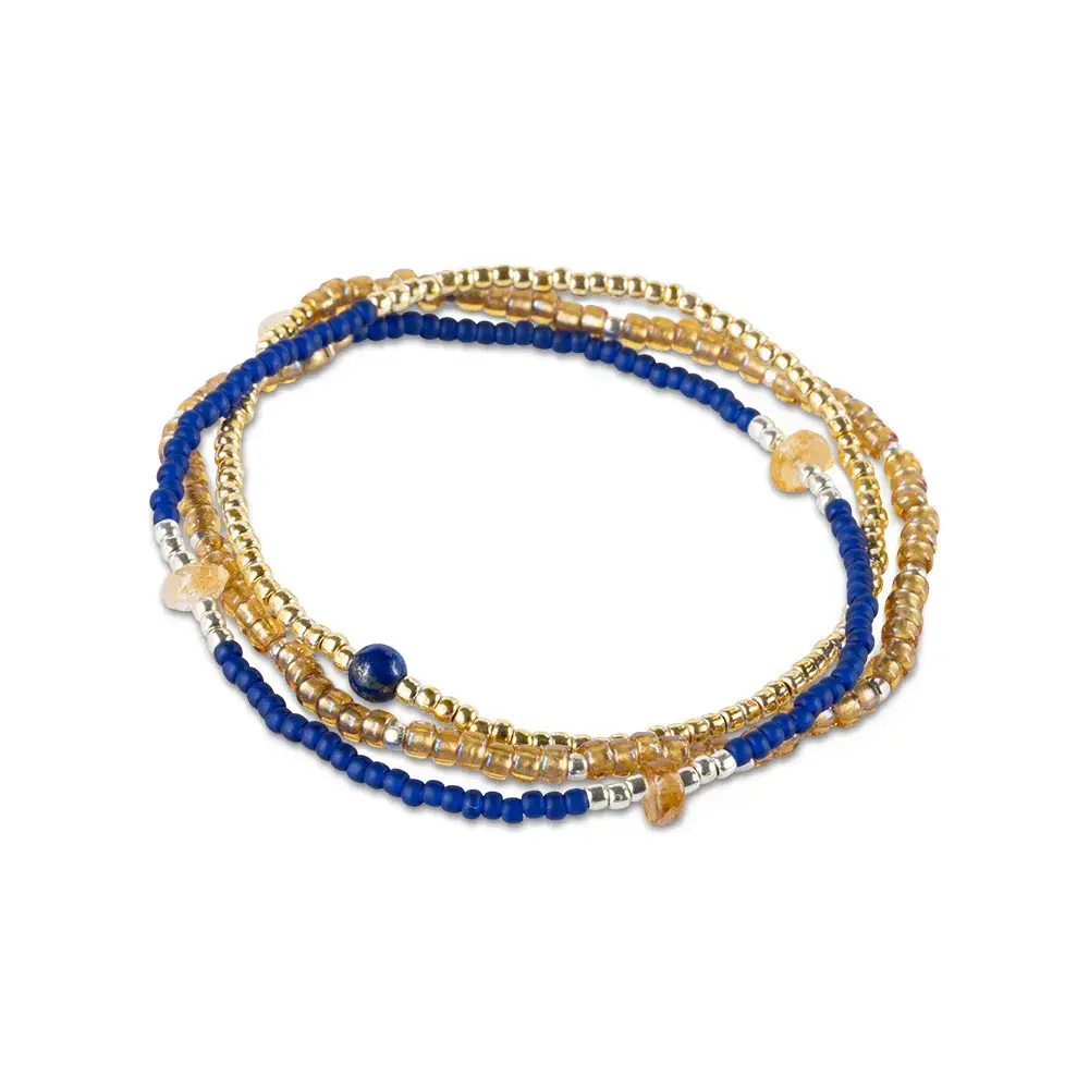A Beautiful Story Balanced Citrine Lapis Lazuli Bracelet GC