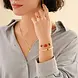 A Beautiful Story Excited Carnelian Smokey Quartz Citrine Bracelet GC A Beautiful Story Excited Carnelian Smokey Quartz Citrine Bracelet GC