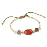 A Beautiful Story Excited Carnelian Smokey Quartz Citrine Bracelet GC A Beautiful Story Excited Carnelian Smokey Quartz Citrine Bracelet GC