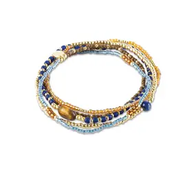 A Beautiful Story Experience Lapis Lazuli Tiger Eye Bracelet GC A Beautiful Story Experience Lapis Lazuli Tiger Eye Bracelet GC