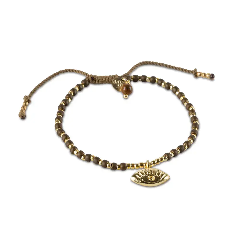 A Beautiful Story Hoping  Tiger Eye Bracelet GC