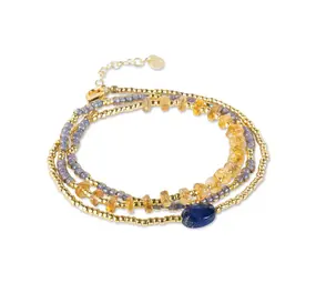 A Beautiful Story Identity Lapis Lazuli Citrine Bracelet GC A Beautiful Story Identity Lapis Lazuli Citrine Bracelet GC