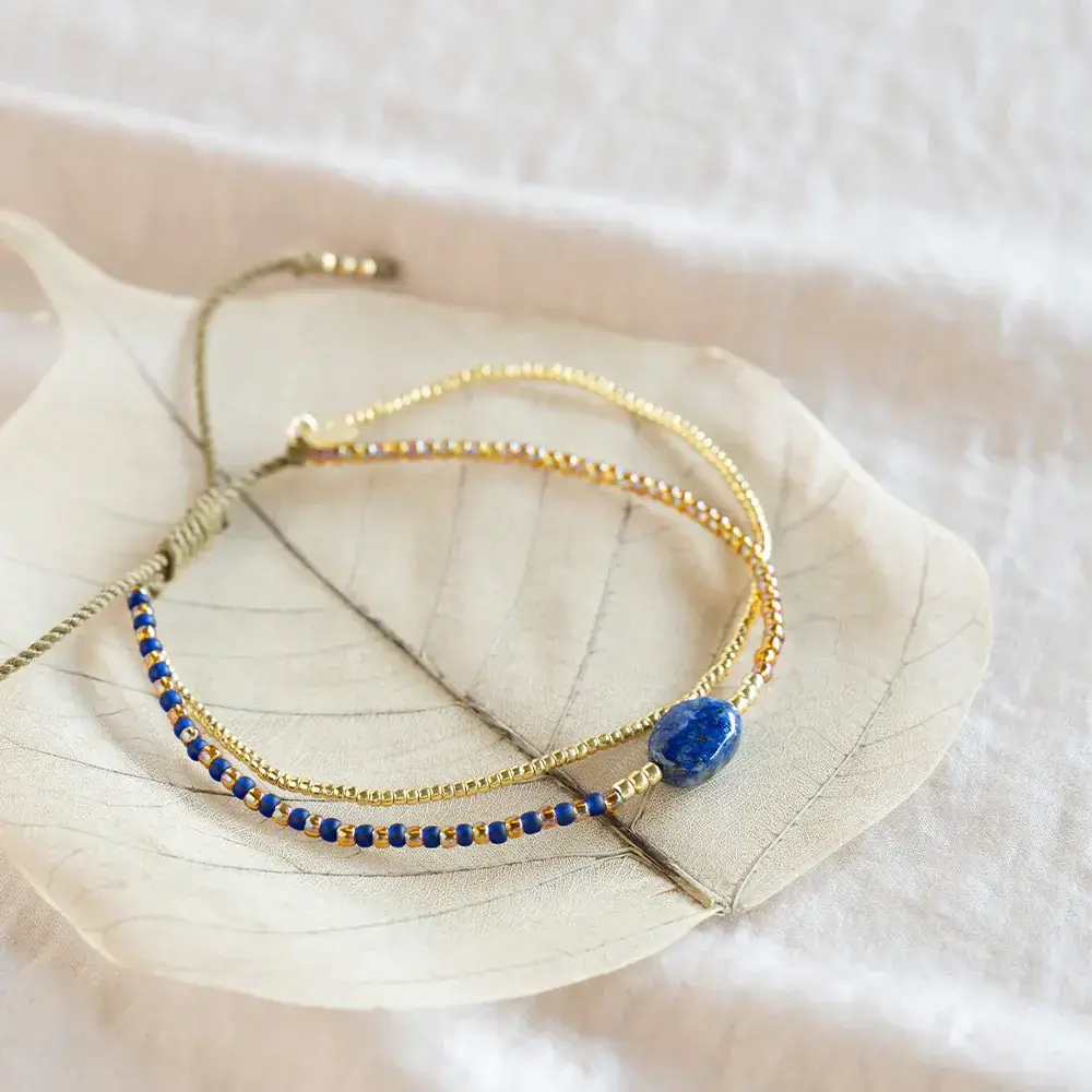 A Beautiful Story Soothing Lapis Lazuli Bracelet GC