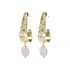 Amazing Rose Quartz Earrings GP