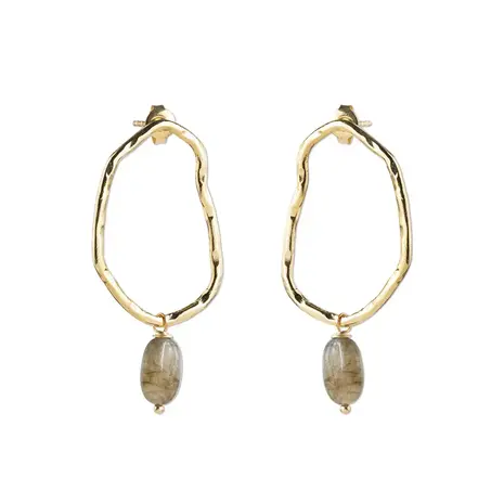 A Beautiful Story Bravery Labradorite Earrings GP