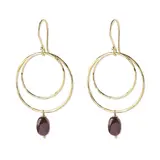 A Beautiful Story Enjoyable Garnet Earrings GP A Beautiful Story Enjoyable Garnet Earrings GP