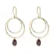 A Beautiful Story Enjoyable Garnet Earrings GP A Beautiful Story Enjoyable Garnet Earrings GP