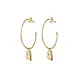 A Beautiful Story Solidarity Rose Quartz Earrings GP A Beautiful Story Solidarity Rose Quartz Earrings GP