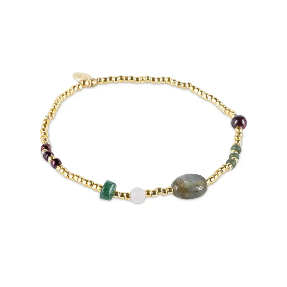 A Beautiful Story Amuse Labradorite Gemstone Mix Bracelet GC