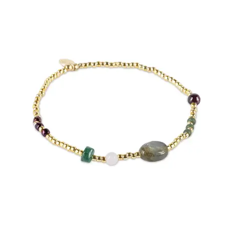 A Beautiful Story Amuse Labradorite Gemstone Mix Bracelet GC