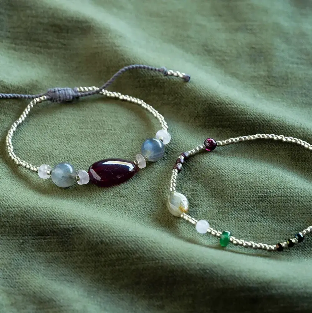 A Beautiful Story Amuse Labradorite Gemstone Mix Bracelet SC
