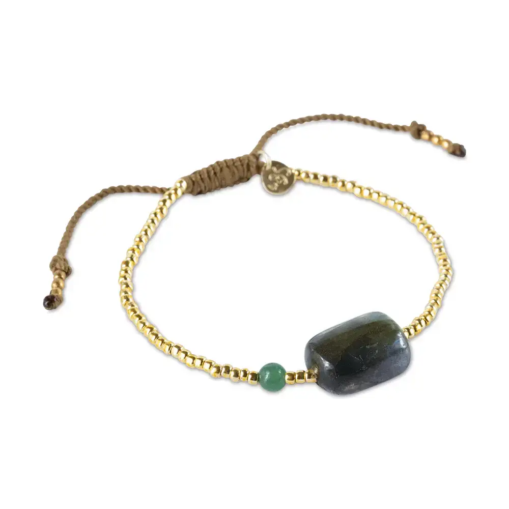 A Beautiful Story Surprise Labradorite Aventurine Bracelet GC