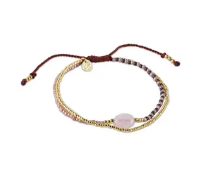 A Beautiful Story Soothing Rose Quartz Bracelet GC A Beautiful Story Soothing Rose Quartz Bracelet GC