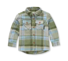 Daily7 Boys check shirt - Shady Green Daily7 Boys check shirt - Shady Green