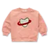 Sweatshirt heart saturn - Peach Parfait