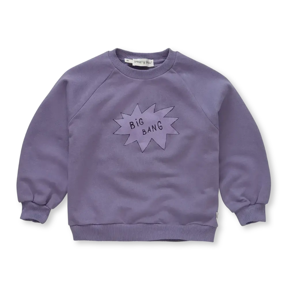 Sproet & Sprout Sweatshirt big bang - Purple Night