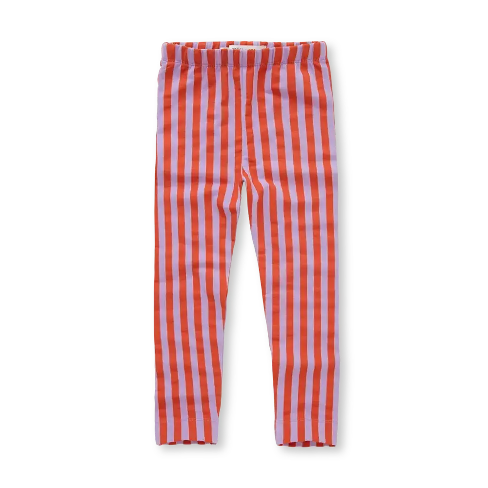 Sproet & Sprout Winter legging thin stripe - Lavender