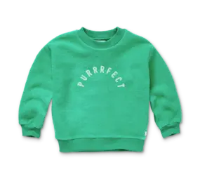 Sproet & Sprout Sweatshirt purrrfect - Vivid Green
