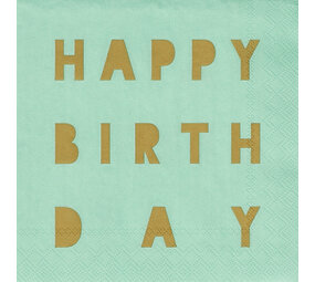 Räder Servetten Happy Birthday 25x25cm