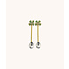 Doing Goods Lucky Clover Teaspoon Set Doing Goods Lucky Clover Teaspoon Set