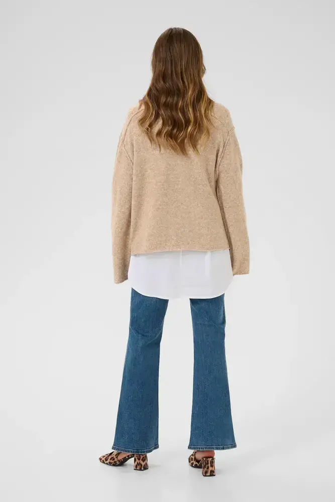 Culture Calay Pullover - Tannin Melange Culture Calay Pullover - Tannin Melange