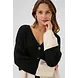 Culture Nicky Kimmy Cardigan - Black/Whitecap