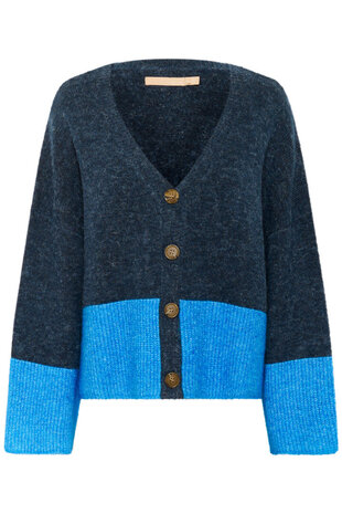 Culture Nicky Kimmy Cardigan - Dress Blues/Victoria Blue