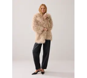 Summum Woman Jacket Faux fur - Alpaca Summum Woman Jacket Faux fur - Alpaca