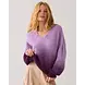 Summum Woman V-neck sweater dip dye knit - SheerViolet Summum Woman V-neck sweater dip dye knit - SheerViolet