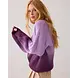 Summum Woman V-neck sweater dip dye knit - SheerViolet Summum Woman V-neck sweater dip dye knit - SheerViolet