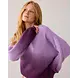 Summum Woman V-neck sweater dip dye knit - SheerViolet Summum Woman V-neck sweater dip dye knit - SheerViolet