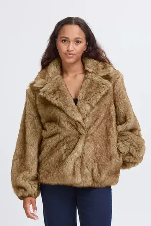 ICHI Fazoca Jacket - Fury Brown Melange