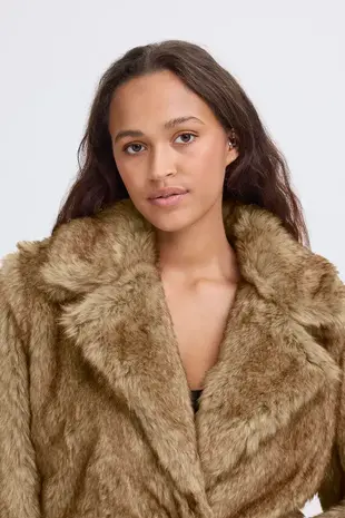 ICHI Fazoca Jacket - Fury Brown Melange