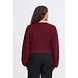 ICHI Kamara Cardigan - Maroon