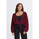 ICHI Kamara Cardigan - Maroon